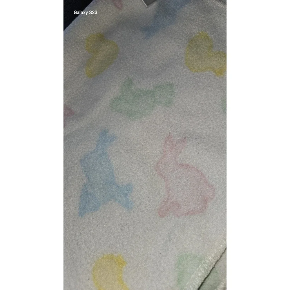 Martha‎ Stewart Everyday Fleece Baby Blanket Animals Multicolored Retro 46